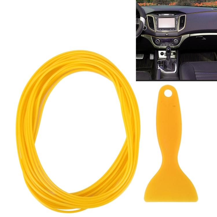 

5m Flexible Trim For DIY Automobile Car Interior Moulding Trim Decorative Line Strip with Film Scraper