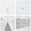 Party Tent White 400 x 400 x 266 cm Polyethylene
