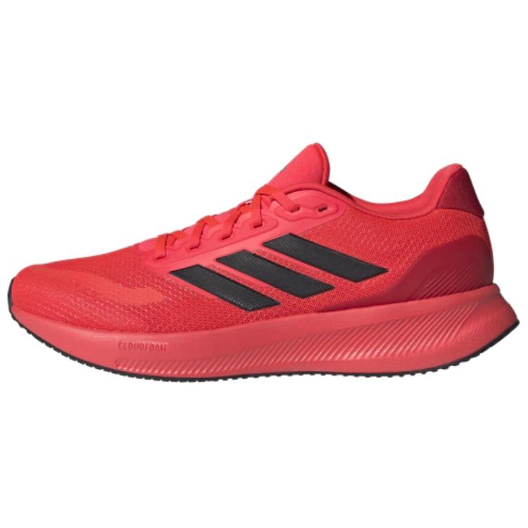 Adidas Runfalcon 5.0 Versatile Comfortable Cushioning Support Low-Top Running Shoes Men Sneakers Red JI0877