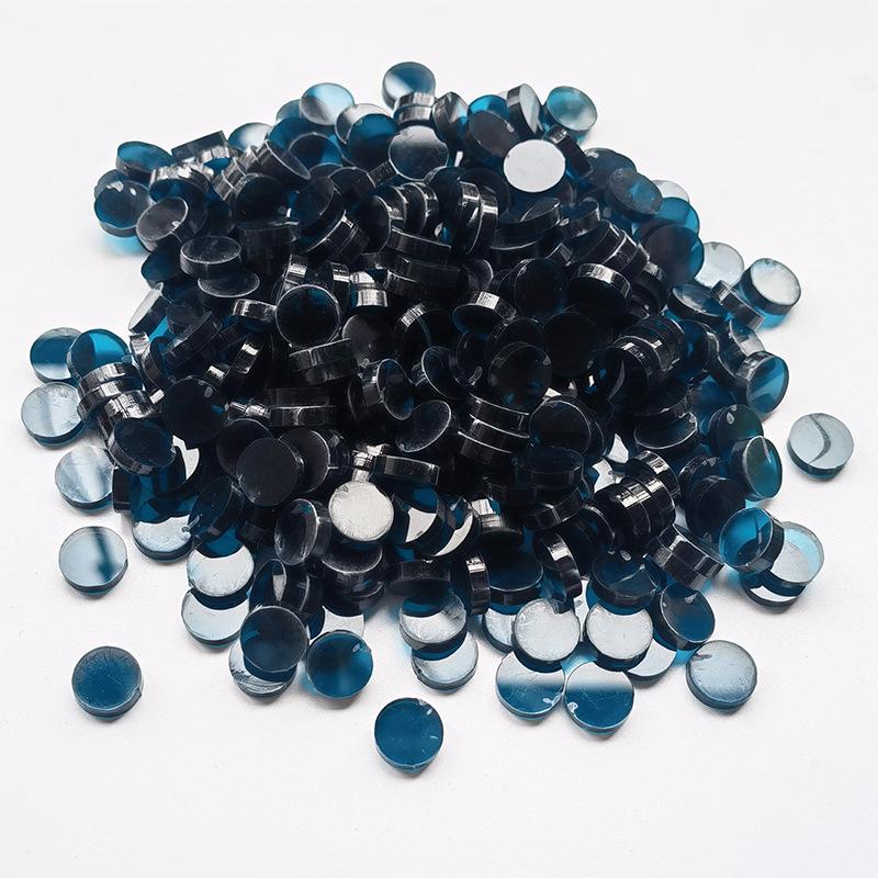 200g Bunte Runde Acryl-Mosaiksteine für DIY-Kunstprojekte