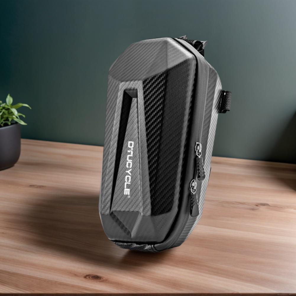 2/4L Bicycle Front Bag Electric Scooter Front Bag Waterproof Handlebar Bag Double Zipper Bicycle Storage Bag for Outdoor Cycling