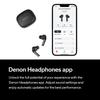 Denon AHC840NCW True Wireless Headphones with Active Noise Charging Wireless 12mm Biocellulose White In-Ear Cancellation, USB-C Case, Charging,