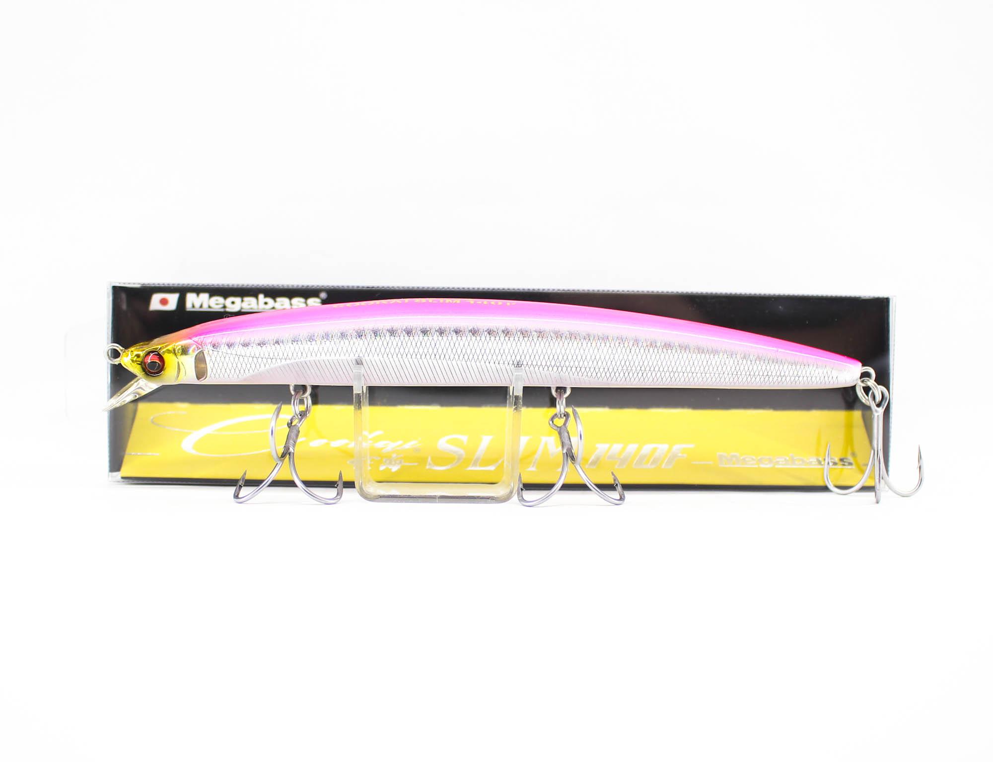 

Плавающая приманка Megabass Cookai Slim 140F GG с розовой спинкой (6277)