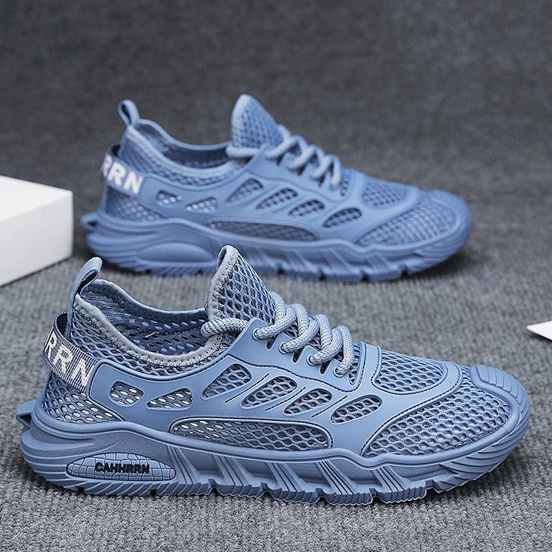 Large Net Hollow Sports Shoes Men's Summer Men's Shoes Versatile Trendy Shoes Student Casual Mesh Shoes Outdoor