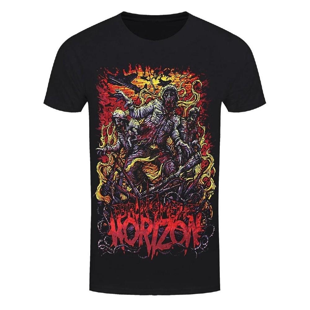 RARE! Bring Me The Horizon T-Shirt BMTH Zombie Army Band HOT New TREND Unisex T-Shirt XXL