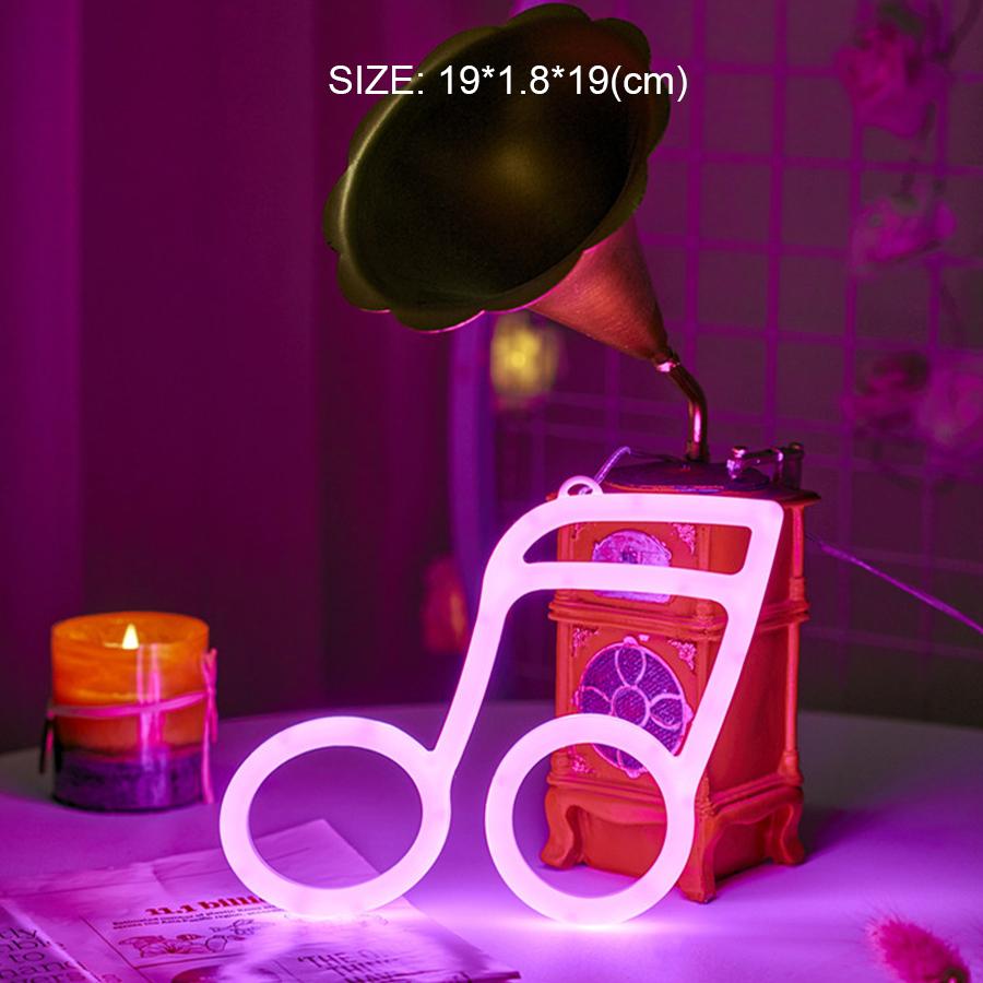 LED Shaped Lamp, Double-sided Neon Light, Letter Light String, Proposal and Confession Decoration Light, Night Light