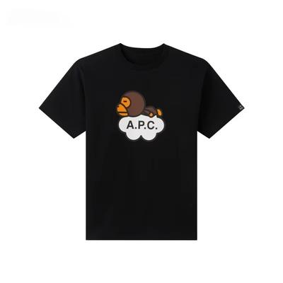 Classic Letter Printing Pattern Pure Cotton Men Women High Quality Leisure Vacation Harajuku Simple Unisex Couple Summer Tee