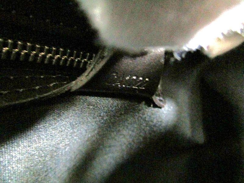 Äkta LOUIS VUITTON Monogram Svart Läder Toteväska Handväska Stockton #9369 Säljaren renoverad