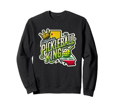 California Pickleball King Pacific Coast Pride Design Sweatshirt -