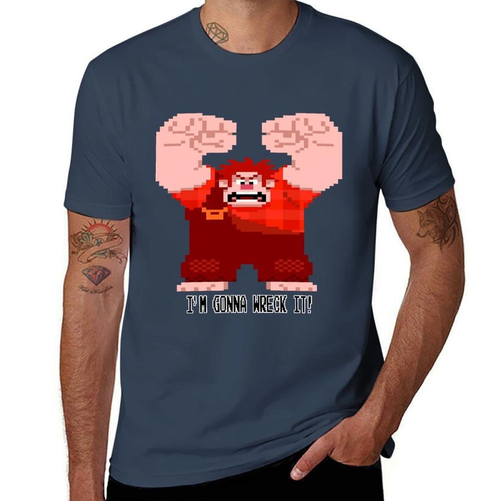Wreck It Ralph Gonna Wreck It T-Shirt T-Shirts Für Unisex Grafik Lustig G Unisex T-Shirts Für Unisex T-Shirt