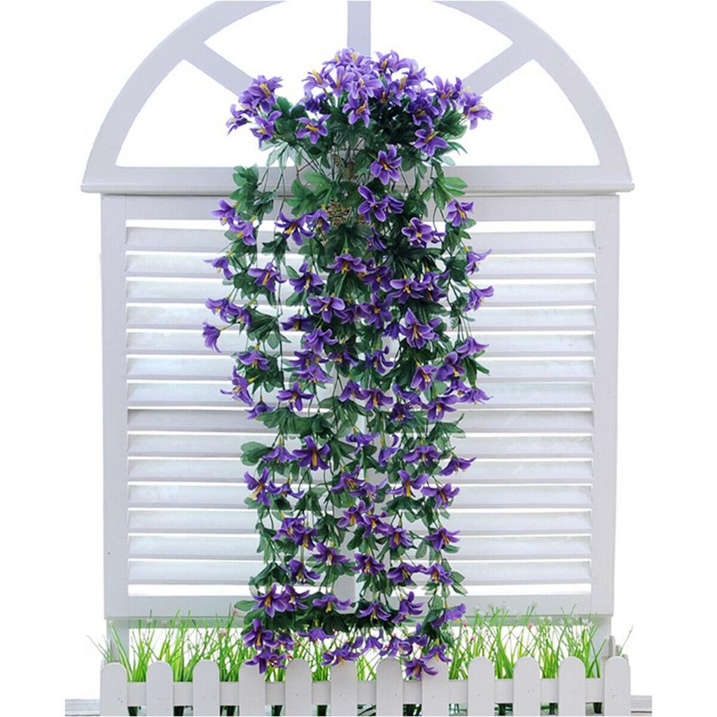 Artificial Hanging Vine Outdoor Fake Hanging Plant Wall Patio Decors