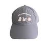 Cotton Baseball Cap With Embroidered Letters For Spring Summer Sun Protection
