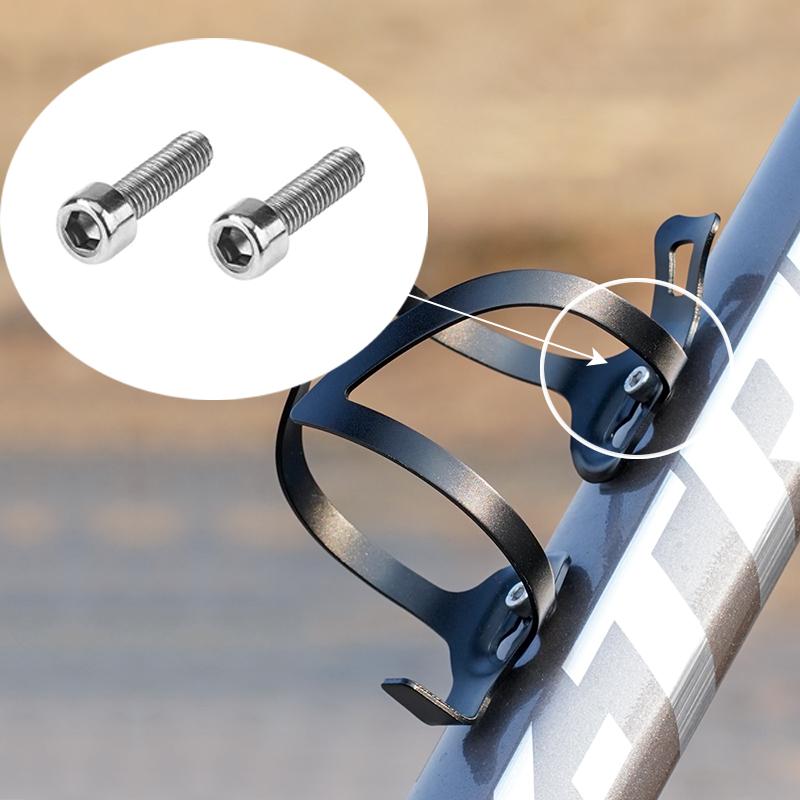 10/20 ks Skrutky na držiak na fľašu na bicykel M5*10 mm Nerezové šesťhranné Inštalácia Skrutky pre stojan na fľašu na bicykel 10PCS