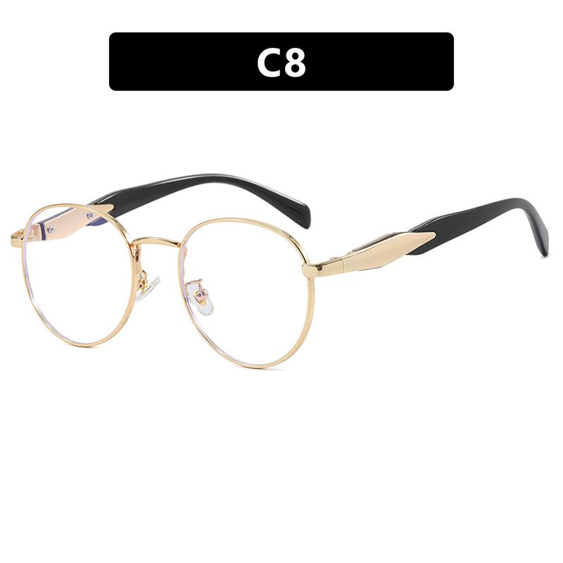 Retro Round Metal Sunglasses Women Glasses New Fashion Leopard Sun Glasses Trendy Brand Designer Eyewear Female Male UV400