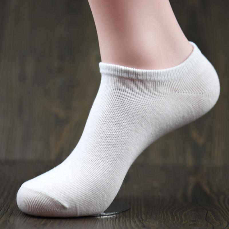 Boat Socks Men's Solid Colour Spring and Summer Thin Section of Cotton Anti-odour Low-top Socks Invisible Short Casual Short Sports Socks