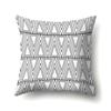 Polyester Pillowcase Black and White Printed Pillowcase Waist Cushion Cover Geometric Cushion Head Cushion Cover