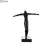 Diving Athletes Abstract Figures Statue Desk Decoration Creative Character Metal Sculpture Ornaments Room Aesthetics Decor