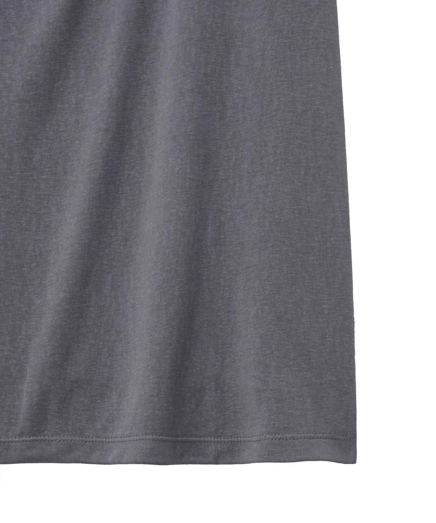 NOIRER FOR WOMAN Silky Drape Skirt (Charcoal)