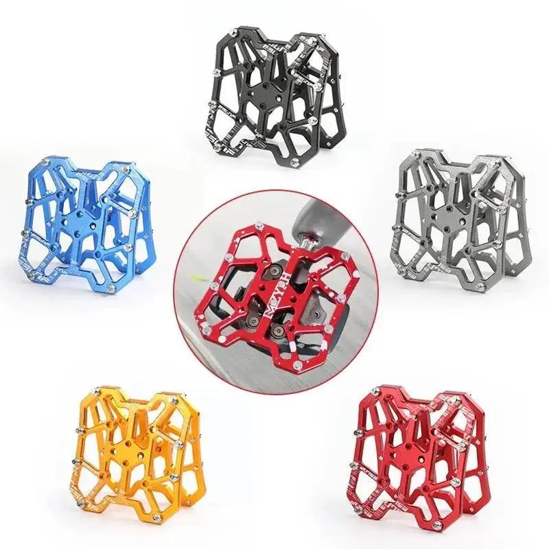 Pedal sin Clip Duradero Ultraligero Antideslizante Clásico Delicado Adaptadores de Plataforma para Pedales sin Clip de Aluminio Accesorios para Bicicleta