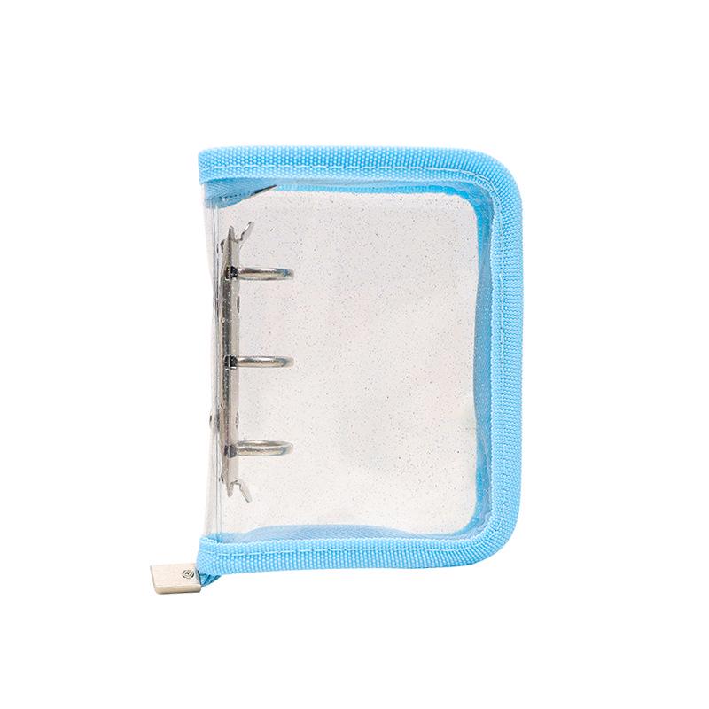 A8 K-pop Photocard Binder with Zipper Edge Insert Pocket and Detachable Loose-Leaf Book