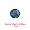 46/80/90mm Car Front Trunk Badge Steering Wheel IP34 Sticker for Skoda Logo Rapid Octavia Fabia Superb 2 3 Yeti Kodiaq Karoq