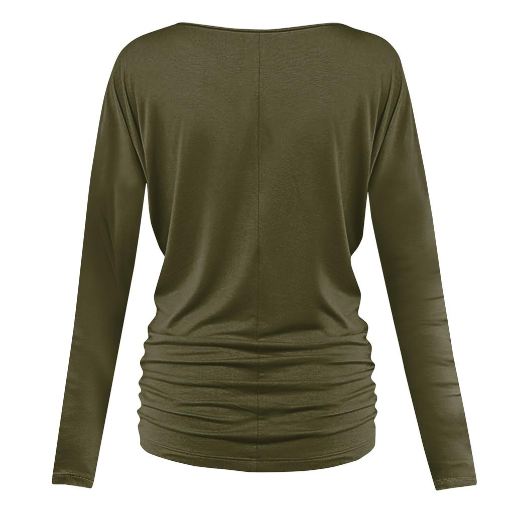 Women's Fashionable Daily Loose Fitting Casual Fashion Pleated V-neck Top Paired With Short Sleeves Of Pants And Skirt