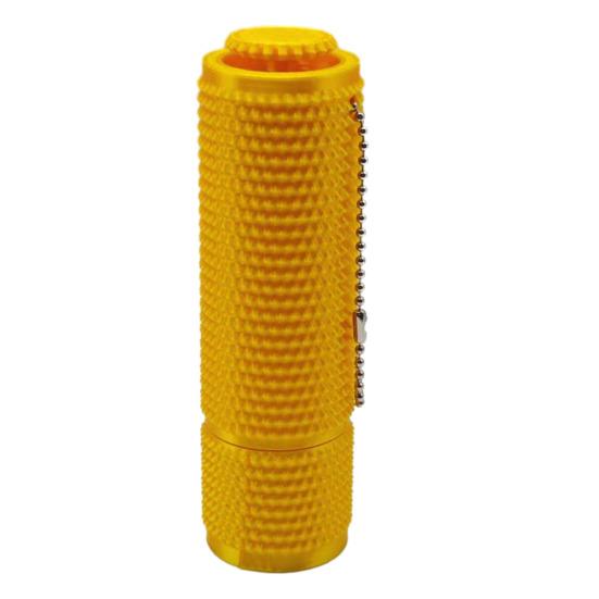 3D Printed Spiky Fidget Toy with Ball Chain, Stress Relief Gripper Sensory Toy with Spinner & Clicker, Portable Travel золотистый