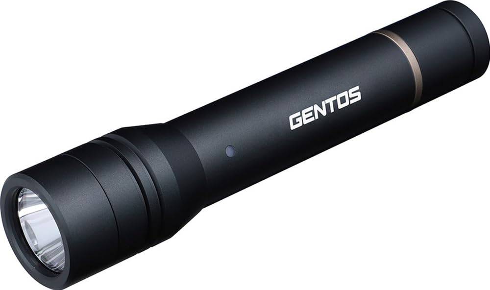 GENTOS Stella LED USB 1000 Hours of Dustproof and Water Uses Dedicated Rechargeable Battery ST-186R Flashlight, Rechargeable, Lumens, 3.5 Runtime,