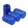 Dustproof Universal Aluminum Valve Stems Caps - 4-Piece Hub Protectors for Car Motorcycle Bicycle Tire Valves Valve Stems 1