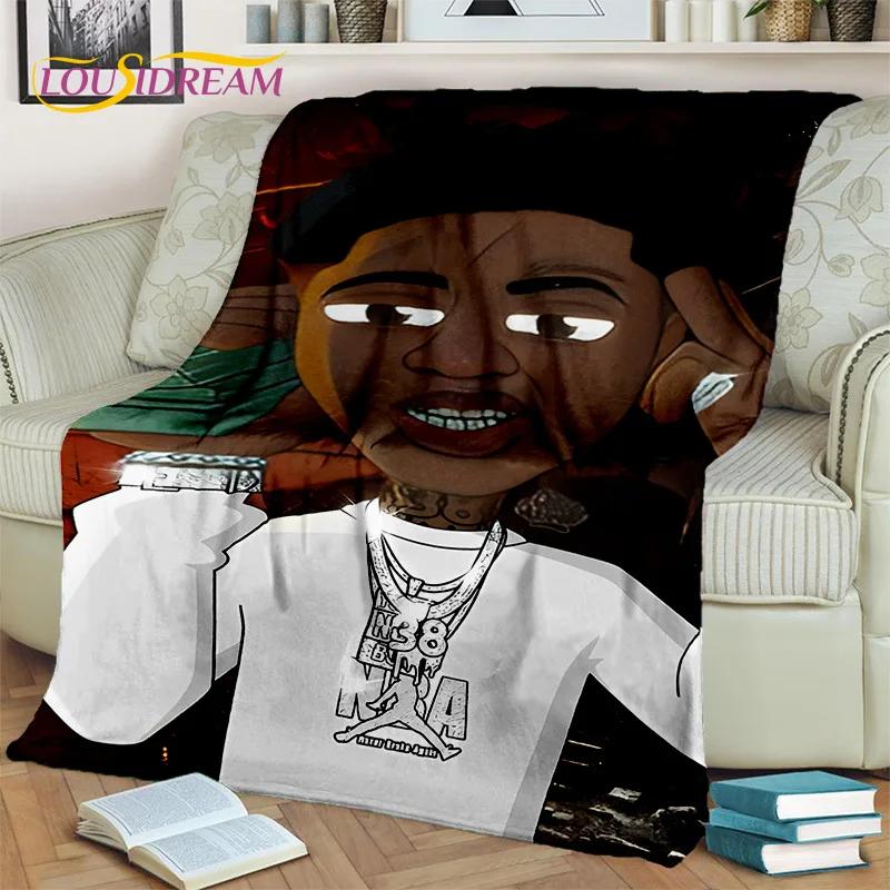 Hip Hop Rapper Art Legend Star 3D Blanket,Soft Throw Blanket for Home Bedroom Bed Sofa Picnic Travel Office Cover Blanket Kids