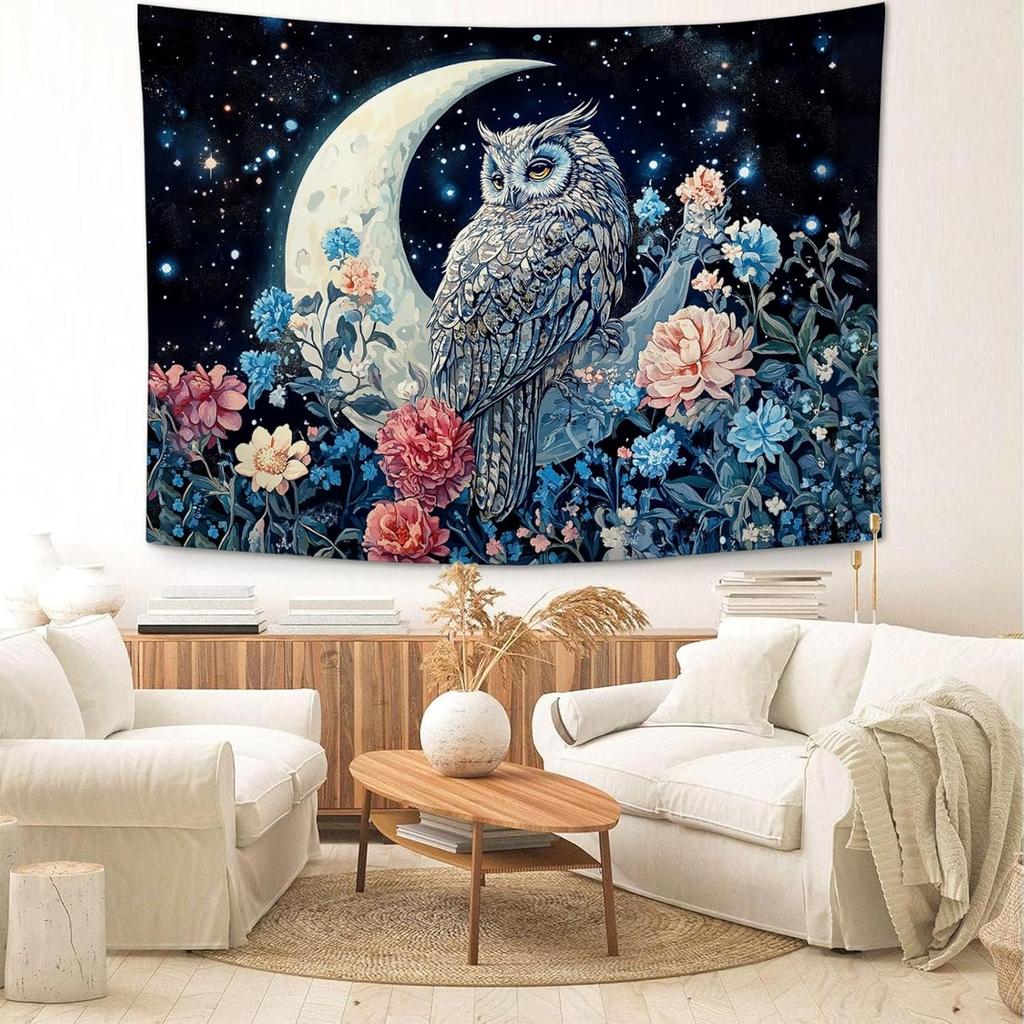 Reading Wall Art Colorful Flowers Ghost Print Tapestry Festival Home Party Wallpaper Dormitory Home Decoration