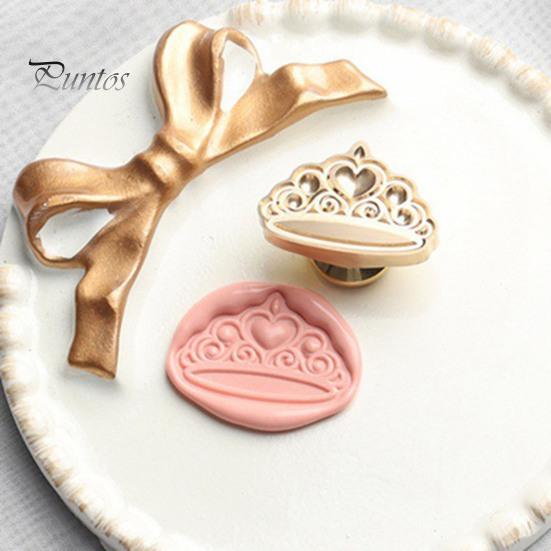 Craft Stamp for Journaling Embossed Wax Seal Stamp, Zinc Alloy Sealing with Various Personalized Patterns Wedding Invitations Envelopes Gift Packaging