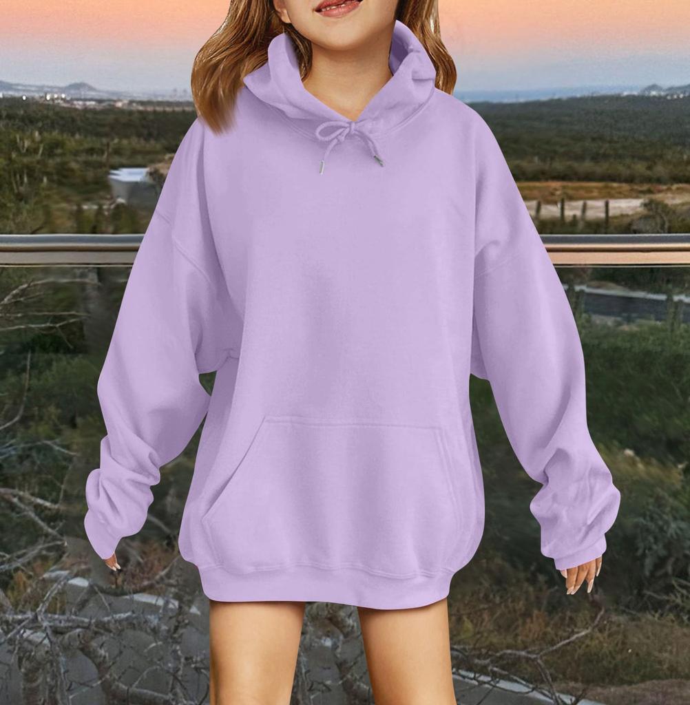 Cute Hoodies For Teen Girls Trendy Preppy Hooded Sweatshirts Oversized Long Sleeve Shirts Clothes For Girls