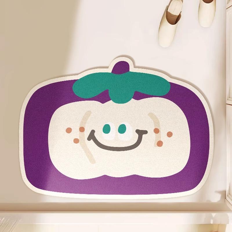 Bathroom Floor Mats for Household Toilets and Toilets Anti Slip Quick Drying Foot Mats for Bathroom Doors Dirt Resistant Carpets