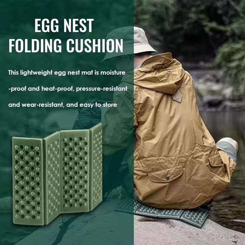 Summer Travel Portable Lightweight Mini Waterproof Mat Camping Foam Mat Foldable Kneeling Mat Comfortable Seat Cushion for Outdoor Activities