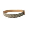 Used GUCCIbelt Pink beige/Brown Leather Women