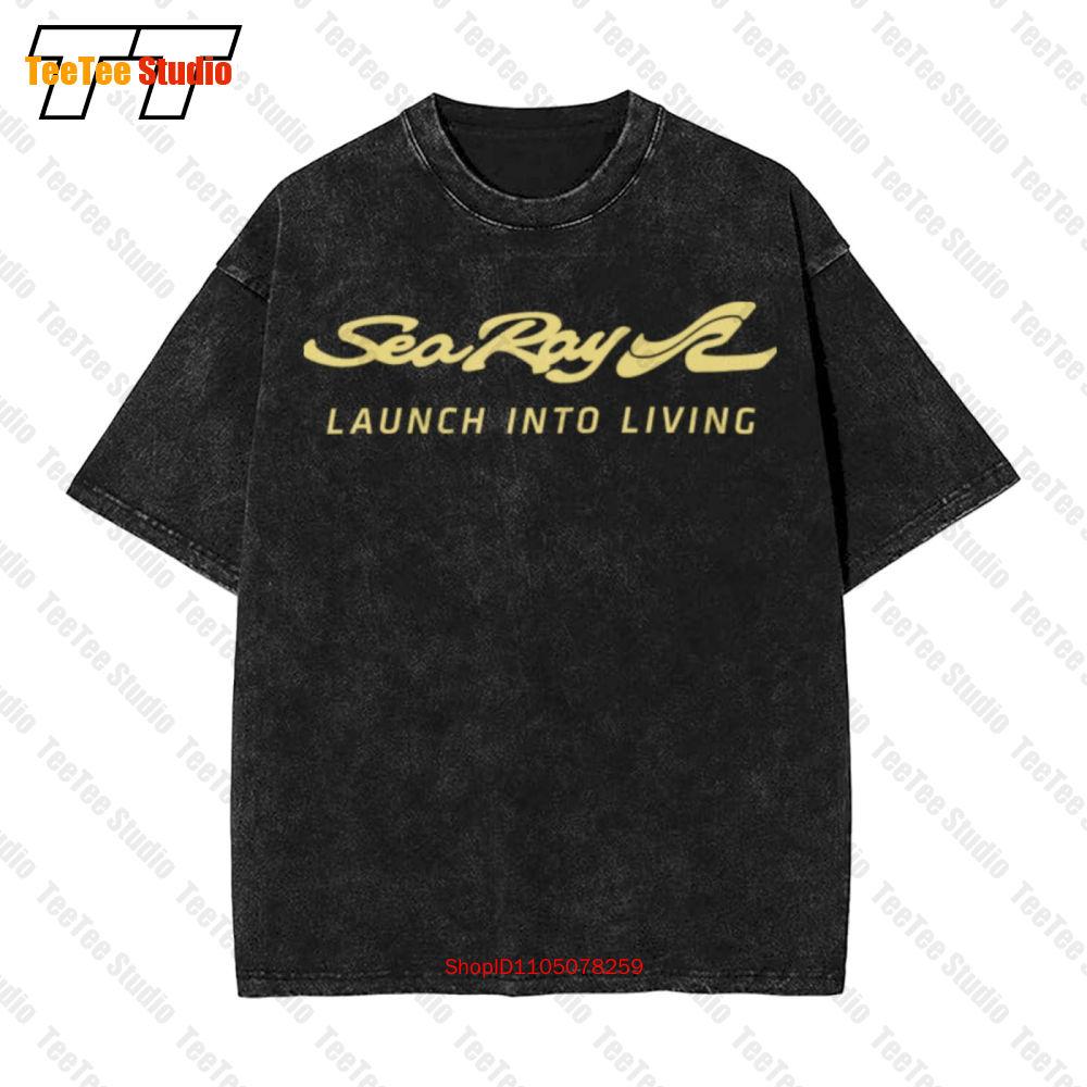 Sea Ray Boats Sport Powerboat Sailboat Yachts Cruisers Sdx Vintage Oversized TShirt UDTY S