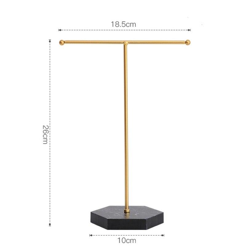 

1pcs Jewelry Display Stand For Both Men And Women Minimalist Style Desktop Finishing T Shaped Ornaments