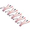 5PCS 30A Brushed ESC with Brake Dual Way JST Interface Micro 30A Brushed Speed Controller for 130 180 260 Motor 1 16 1