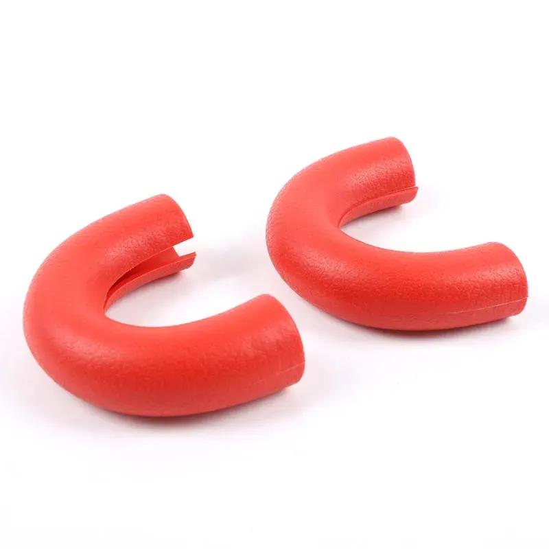 TPE Car Iron Tow Hook Rescue Front Trailer Hook Protective Decorative For Ford Ranger Ranger + Exterior Accessories 2 Pcs