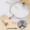 Authentic Copper Charm Bead Charms Luxury Romantic Pink Ladybug Pendant Bead Charms Compatible With Bracelets Diy Women Making Delicate Gift