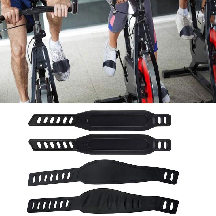 2x Exercise Bike Pedal Straps, Bicycle Cycle Pedal Straps Universal Pedal Straps
