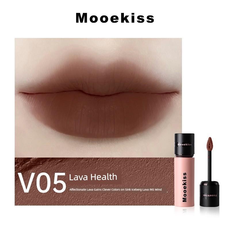 Mukeshi Lip Mud Whitening Matte Velvet Lip Glaze Whitening Lipstick Air Mist Lip Cream