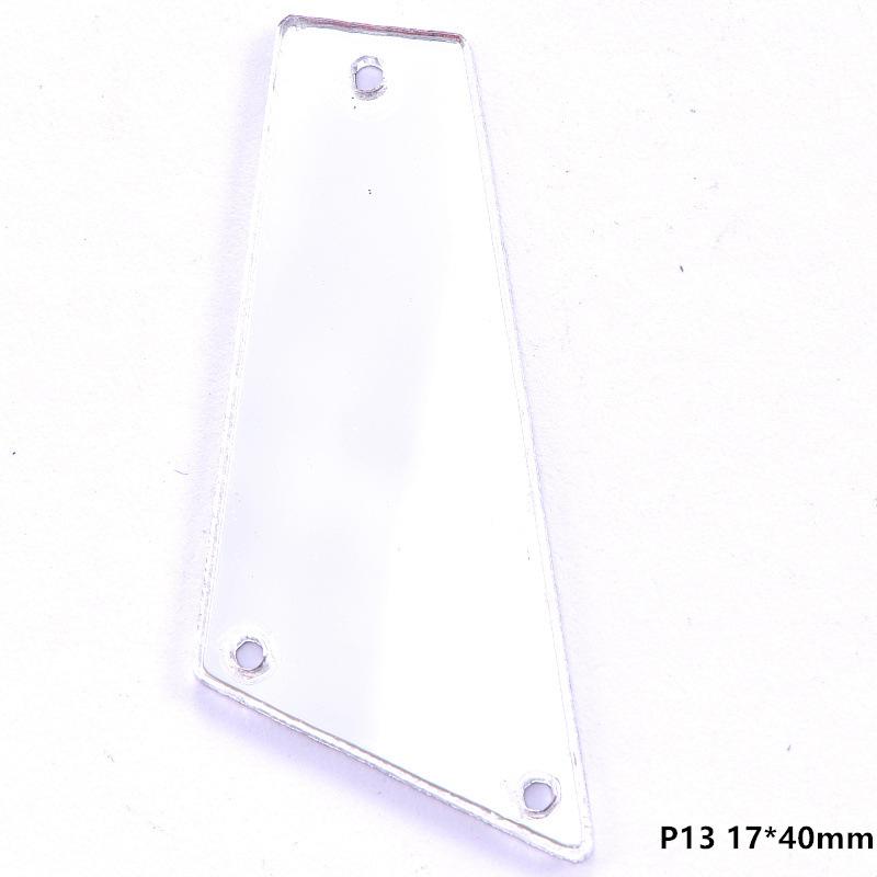 Acrylic Hand Seam Drill, Flat Bottom Special-Shaped Mirror Diy Clothing Decoration Jewelry Mirror Accessories Seam Drill