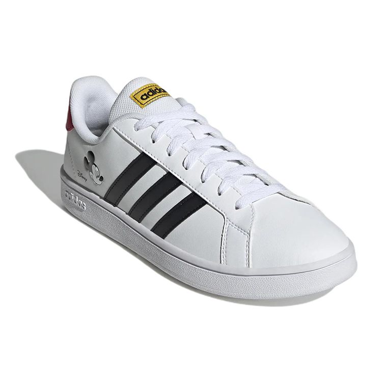 Adidas Neo Grand Court Comfortable Durable Low-Top Sneakers Men Sneakers White Black GZ4645