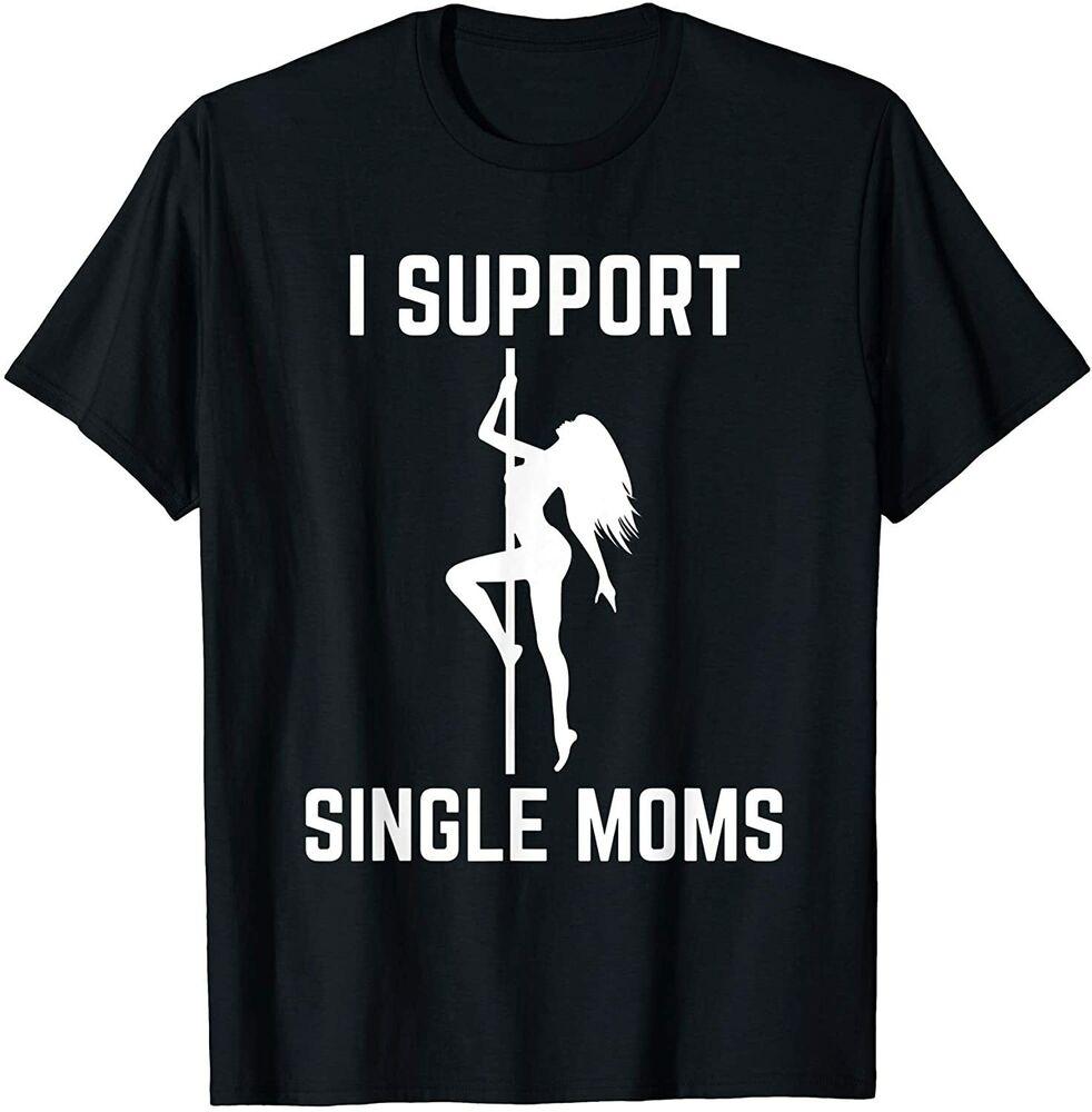 

Футболка унисекс с графическим дизайном «Я поддерживаю одиноких мам»