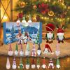 2025 Countdown Calendar Gnome Advent 24-day Christmas Gnome Dwarf Dolls Advent Cute Dwarf Dolls Countdown Calendar Desktop Decor