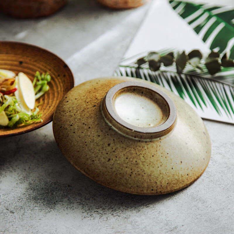 Ru Han Japanese Style Retro Ceramic Snack & Dumpling Plate