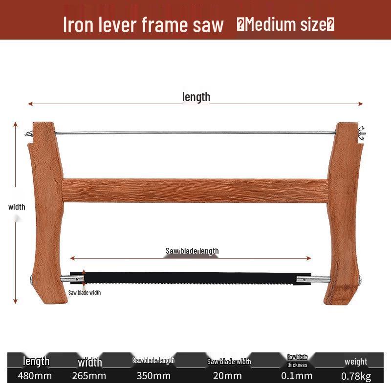 Mujiifang Redwood Frame Woodworking Hand Saw