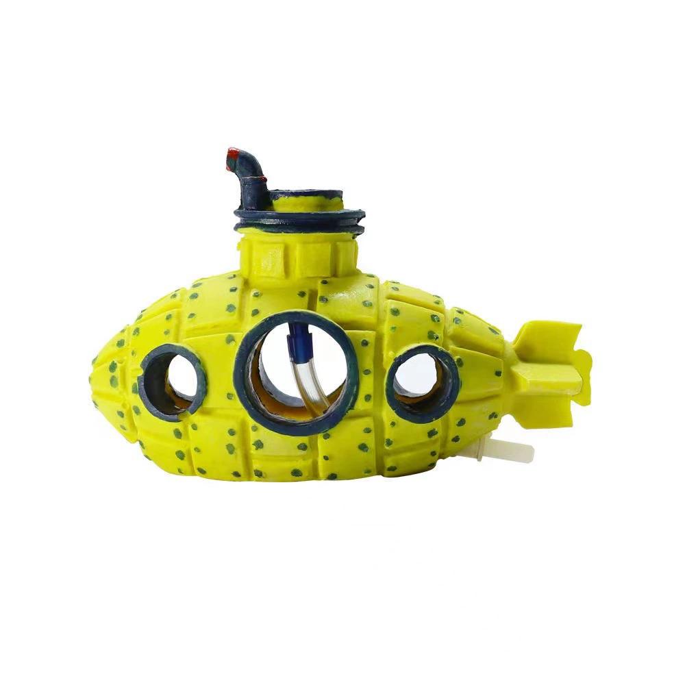 Fish Tank Landscaping Decoration Submarine Ornament Resin Ornament for Aquarium Breeding Cave, Hiding Place for Fish and Shrimp
